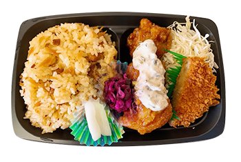 鶏めしとチキンタルタル弁当